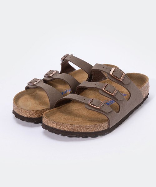 BIRKENSTOCK(ビルケンシュトック)/ビルケンシュトック BIRKENSTOCK Florida フロリダ ビルコフロー ヌバック レディース 53881 サンダル シューズ レギュラーフィット コ/モカ