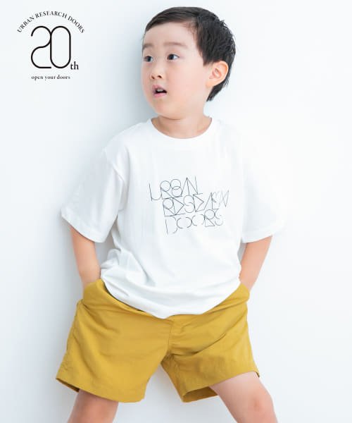 URBAN RESEARCH DOORS（Kids）(アーバンリサーチドアーズ（キッズ）)/20周年ロゴプリントTシャツ(KIDS)/OFF×BLACK