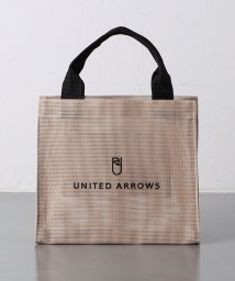 UNITED ARROWS(ユナイテッドアローズ)/ロゴ メッシュ トートバッグ S/BEIGE