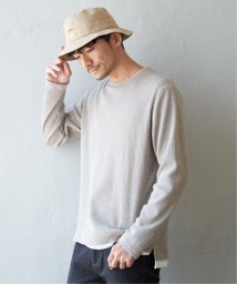 ikka/メランジワッフルフェイクロンＴ/505382806