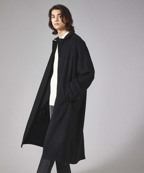 ABAHOUSE(ABAHOUSE)/【TOWNCRAFT/タウンクラフト】WOOL  BALMACAAN COAT/ブラック