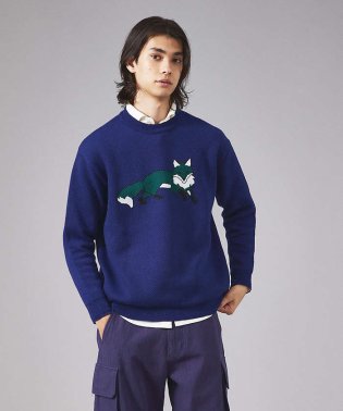 ABAHOUSE/【PENNYS / ペニーズ】 FOX　BIG logo sweater/505446450