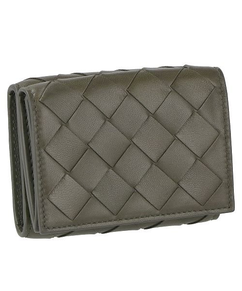 BOTTEGA VENETA(ボッテガ・ヴェネタ)/ボッテガ・ヴェネタ 609285－VCPP2 三つ折り財布/ライトグラファイトグレー