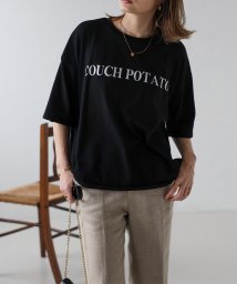 Bonjour Sagan/COUCH POTATO ロゴTシャツ/505450214