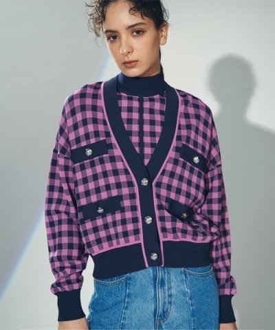 ピンク系｜カーディガン｜GRACE CONTINENTAL(グレースコンチネンタル  