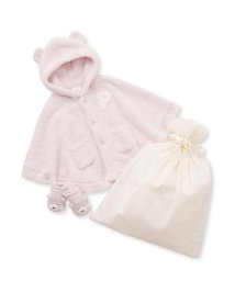 gelato pique Kids＆Baby(gelato pique Kids＆Baby)/【ラッピング済み】【BABY】パウダーベアポンチョ＆ソックスSET/PNK