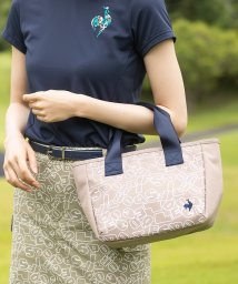 le coq sportif GOLF (ルコックスポルティフ（ゴルフ）)/カートバッグ(ミニトートバッグ) 約23×20×17(cm)【アウトレット】/ベージュ