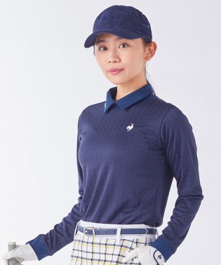 le coq sportif GOLF /変形襟ジャガードシャツ【アウトレット】/505427885