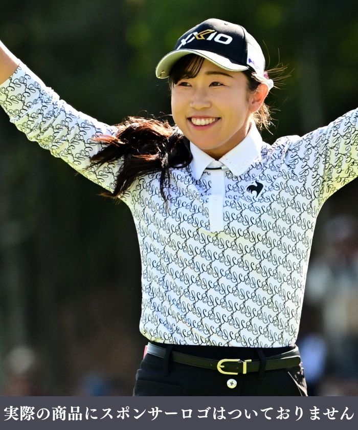 ランバンスポール セットアップ レディース ゴルフ フリル シャツ