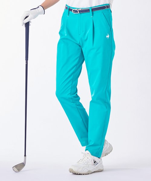 le coq sportif GOLF (ルコックスポルティフ（ゴルフ）)/【コンフィポケット】 9分丈タックパンツ【アウトレット】/エメラルド(ブルー系)