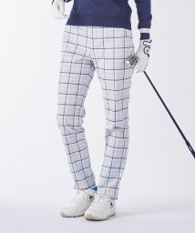 le coq sportif GOLF (ルコックスポルティフ（ゴルフ）)/【コンフィポケット】チェックロングパンツ【アウトレット】/グレー