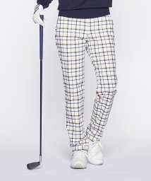 le coq sportif GOLF (ルコックスポルティフ（ゴルフ）)/【コンフィポケット】チェックロングパンツ【アウトレット】/ホワイト