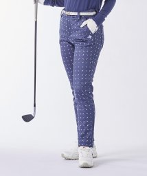 le coq sportif GOLF (ルコックスポルティフ（ゴルフ）)/ロゴ柄やわらか起毛パンツ【アウトレット】/ネイビー