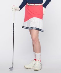 le coq sportif GOLF /【コンフィポケット】バイカラープリーツスカート【アウトレット】/505427913