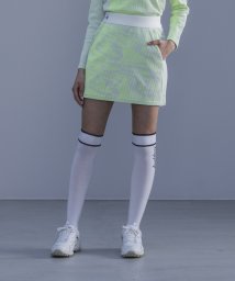le coq sportif GOLF (ルコックスポルティフ（ゴルフ）)/3Dジャガードニットスカート【RIJOUME/リジューム】/ホワイト