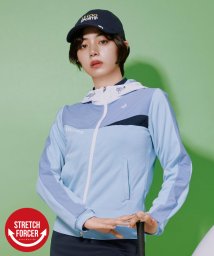 le coq sportif GOLF (ルコックスポルティフ（ゴルフ）)/【池田エライザ着用】【ストレッチフォーサー】スフレダンボールパーカー/ブルー