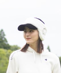 le coq sportif GOLF (ルコックスポルティフ（ゴルフ）)/イヤーウォーマー付き2WAYキャップ/キャップ：ブラック