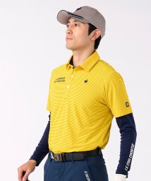 le coq sportif GOLF (ルコックスポルティフ（ゴルフ）)/インナー付き半袖シャツ/イエロー