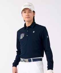 le coq sportif GOLF (ルコックスポルティフ（ゴルフ）)/ベーシックデザイン長袖シャツ/ネイビー