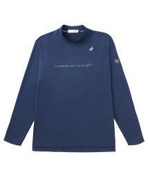 le coq sportif GOLF (ルコックスポルティフ（ゴルフ）)/スムース長袖モックネックシャツ/ネイビー