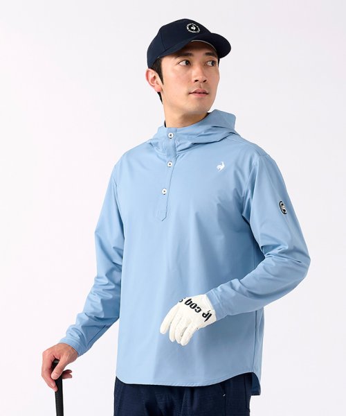 le coq sportif GOLF (ルコックスポルティフ（ゴルフ）)/フーディシャツ/ブルー