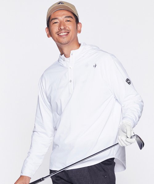 le coq sportif GOLF (ルコックスポルティフ（ゴルフ）)/フーディシャツ/ホワイト