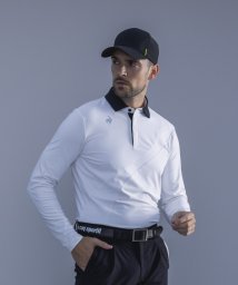 le coq sportif GOLF (ルコックスポルティフ（ゴルフ）)/フロント切替デザイン長袖シャツ 【RIJOUME/リジューム】/ホワイト