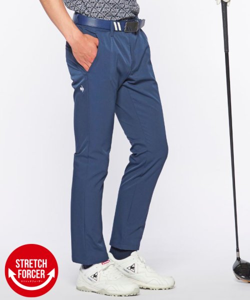 le coq sportif GOLF (ルコックスポルティフ（ゴルフ）)/【ストレッチフォーサー】サンスクリーン 9分丈スラックスパンツ/ネイビー