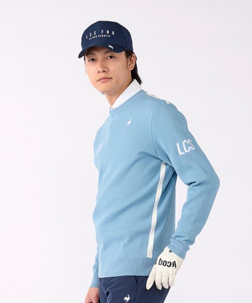 le coq sportif GOLF (ルコックスポルティフ（ゴルフ）)/ウォッシャブルセーター/ブルー