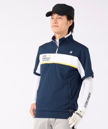 le coq sportif GOLF (ルコックスポルティフ（ゴルフ）)/インナー付き半袖カットソー/ネイビー