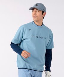 le coq sportif GOLF (ルコックスポルティフ（ゴルフ）)/半袖オーバーサイズシャツ/ブルー