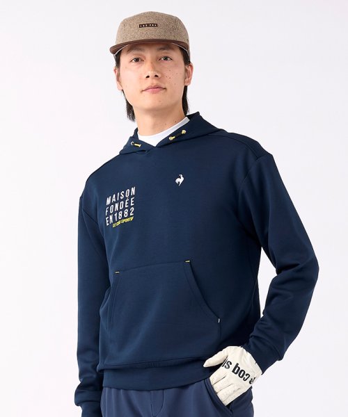 le coq sportif GOLF (ルコックスポルティフ（ゴルフ）)/ダンボールフーディ/ネイビー