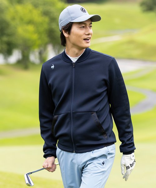 le coq sportif GOLF (ルコックスポルティフ（ゴルフ）)/ダンボールカットソー/ネイビー