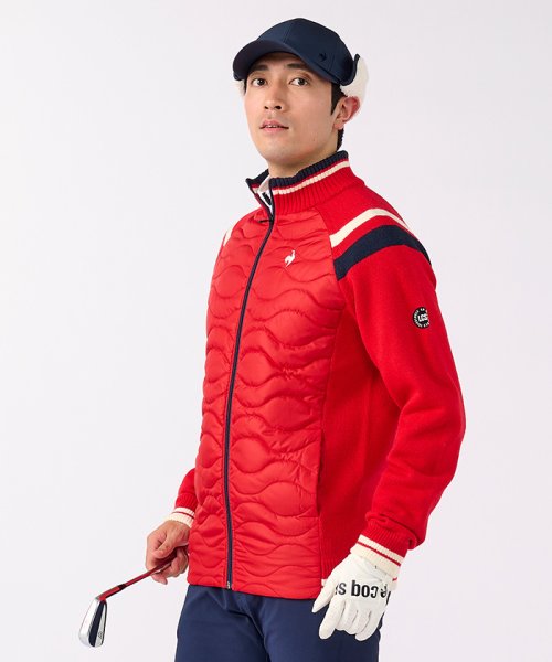 le coq sportif GOLF (ルコックスポルティフ（ゴルフ）)/ハイブリッドセーター/レッド