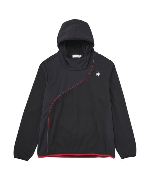 le coq sportif GOLF (ルコックスポルティフ（ゴルフ）)/ヒートポッド付アシンメトリーボアカットソー 【RIJOUME/リジューム】/ブラック