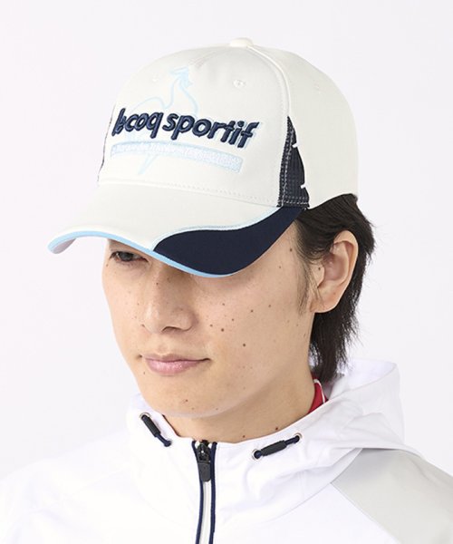 le coq sportif GOLF (ルコックスポルティフ（ゴルフ）)/ゴルファーズキャップ/ホワイト