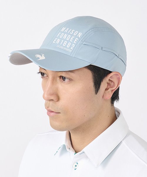 le coq sportif GOLF (ルコックスポルティフ（ゴルフ）)/はっ水パッカブルキャップ/ライトブルー