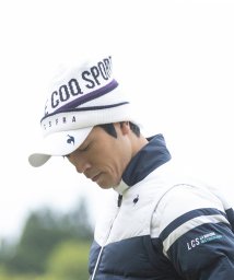 le coq sportif GOLF (ルコックスポルティフ（ゴルフ）)/庇付きニットキャップ/ホワイト