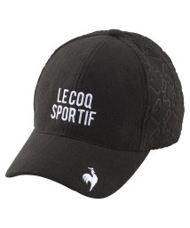 le coq sportif GOLF (ルコックスポルティフ（ゴルフ）)/HEAT NAVI　フリースエンボスキャップ/ブラック