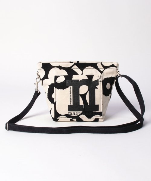 Marimekko(マリメッコ)/【marimekko】マリメッコ Mono Mini Crossbody Unikko ウニッコ ミニショルダー 92198/オフホワイト/ブラック