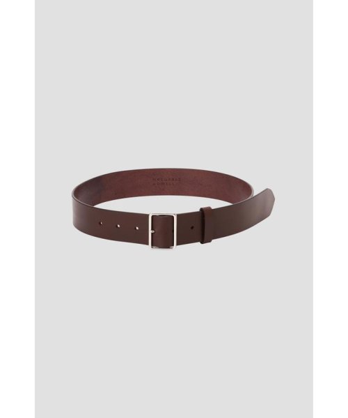 WIDE LEATHER BELT 