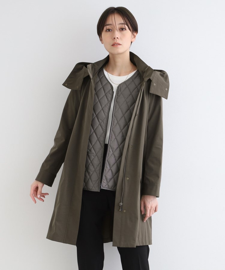 あきマルチウェイモッズコート　ブラック　ベスト付き あきマルチウェイモッズコート ブラック ベスト付き あきマルチウェイ