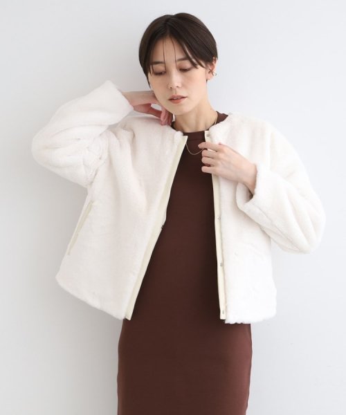 【トレンド！】フェイクファージャケット 