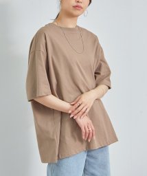Fizz(フィズ)/ワイドシルエットTシャツ　BIGTシャツ/モカ