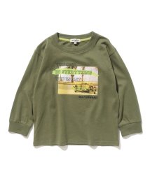 SHOO・LA・RUE(Kids) (シューラルーキッズ)/【110－140cm】BOYSアソートロンT/カーキ（027）