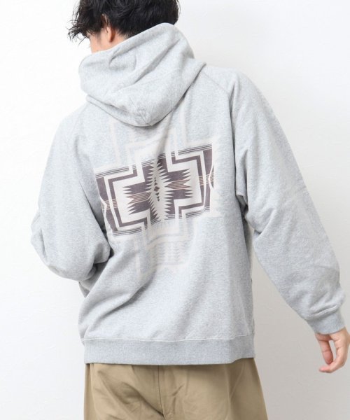 NOLLEY’S goodman(ノーリーズグッドマン)/【PENDLETON/ペンドルトン】Back Print Hoodie 3175－1008/グレー系その他