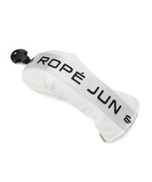 JUN and ROPE(ジュン＆ロペ)/【ユニセックス】ロゴテープユーティリティ用ヘッドカバー/ホワイト（10）