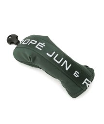 JUN and ROPE(ジュン＆ロペ)/【ユニセックス】ロゴテープユーティリティ用ヘッドカバー/カーキ（36）