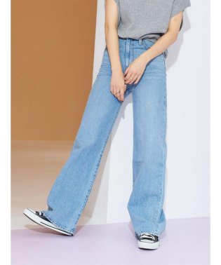 Levi's/RIBCAGE WIDE LEG ハイウエスト ワイドデニム ライトインディゴ FAR AND WIDE/505453544