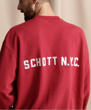 Schott/WEB LIMITED/SMALL BULL CREW SWEAT/スモール ブルドッグ クルースウェット/505453655